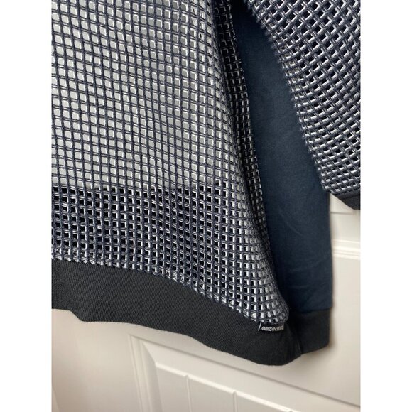 Marc Cain Sports Black & White Mesh Knit Sweater, Medium - Picture 4 of 9